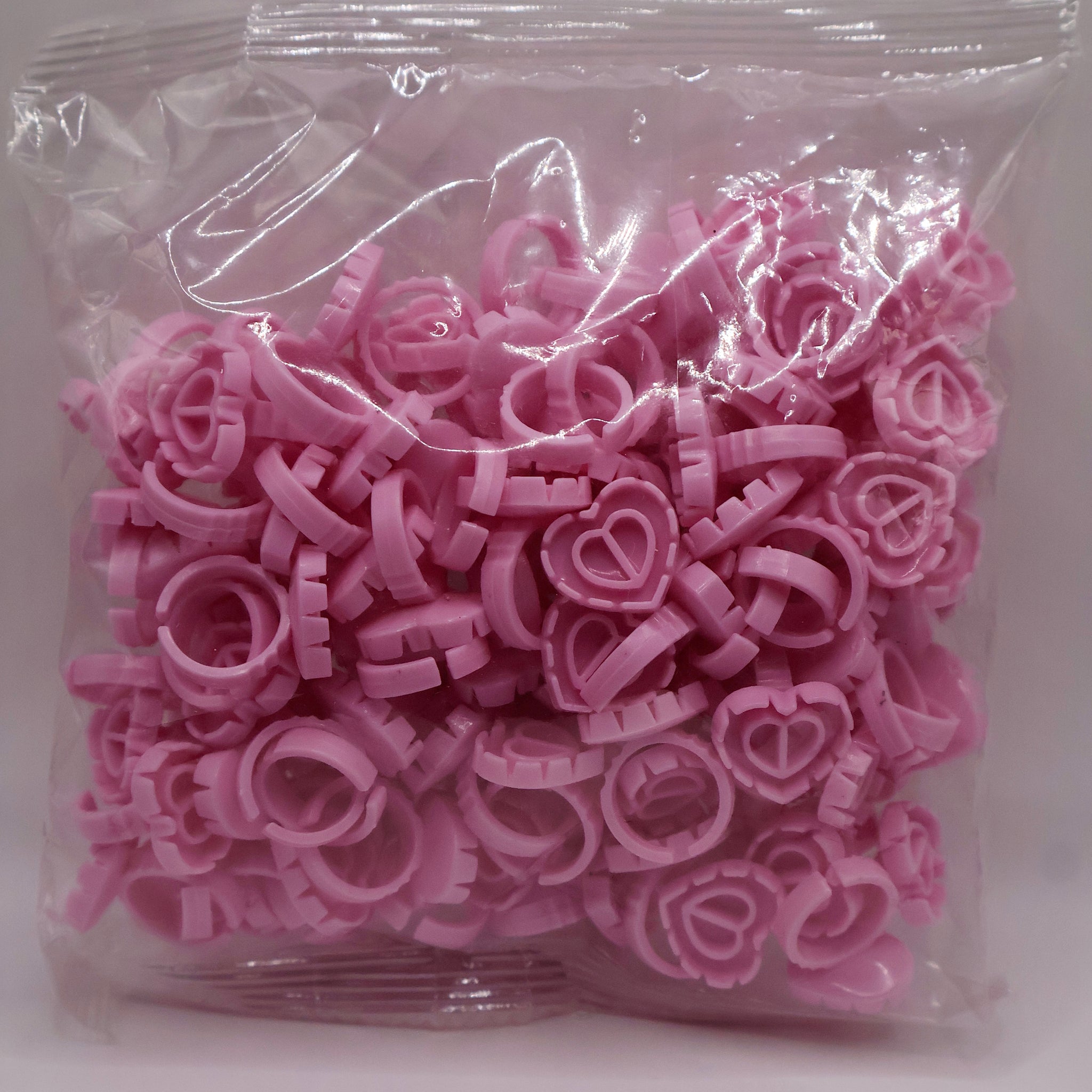 Heart Cup Glue Rings