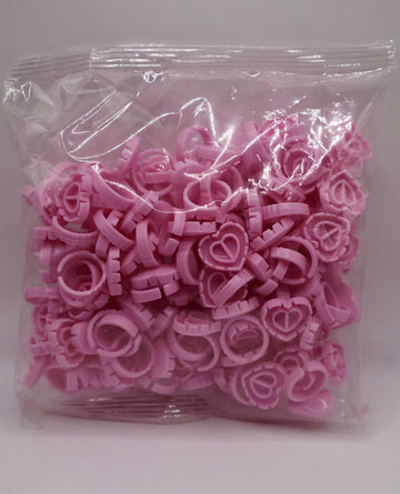 Heart Cup Glue Rings